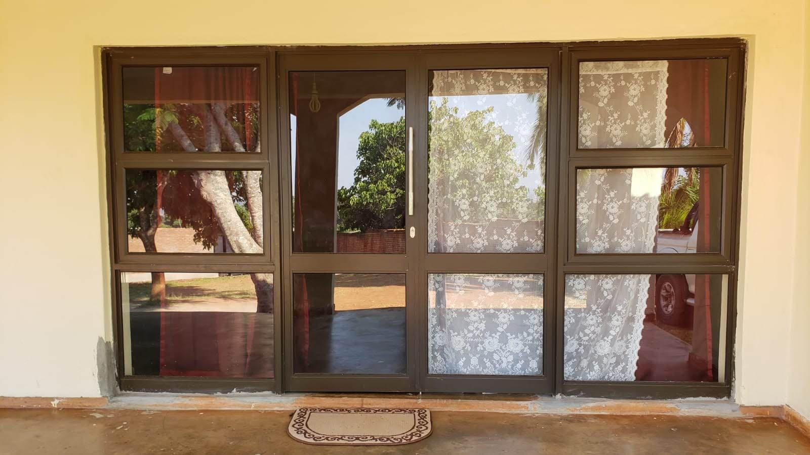 Residential Aluminium Doors - Mzuzu Residential aluminium doors Mzuzu installation project