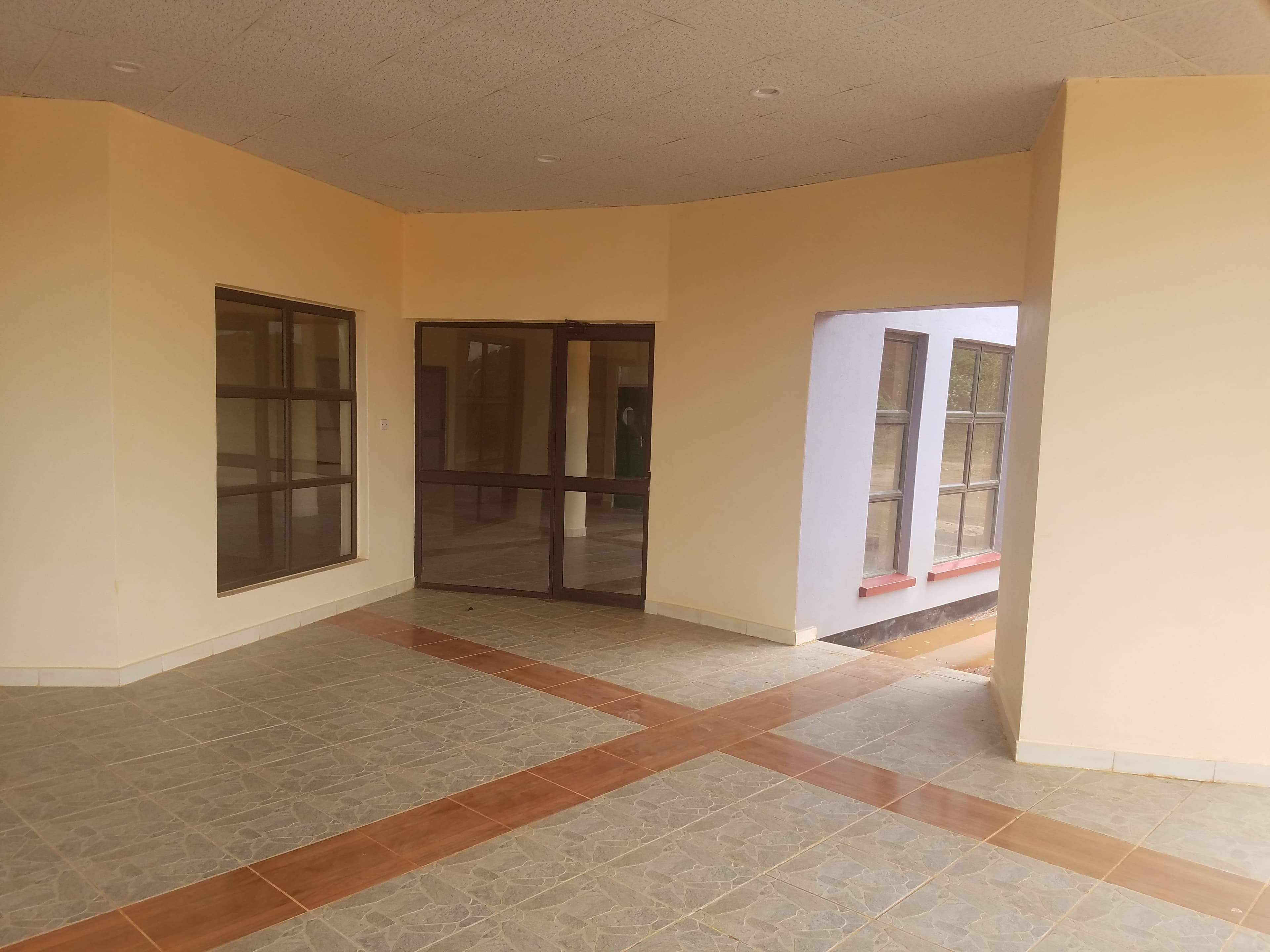 Coordinated Door & Window Set Matching aluminium doors and windows installation